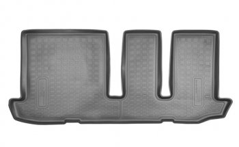 Коврик салона Norplast Unidec (3-ий ряд) Nissan Pathfinder  R52 (2012-2017) дорестайлинг (Цвет: черный)