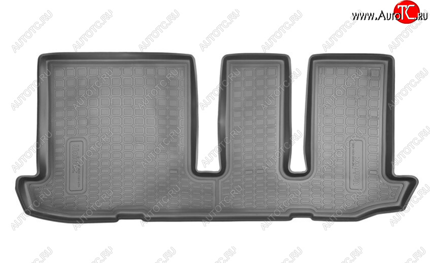 1 159 р. Коврик салона Norplast Unidec (3-ий ряд) Nissan Pathfinder R52 дорестайлинг (2012-2017) (Цвет: черный)  с доставкой в г. Майкоп
