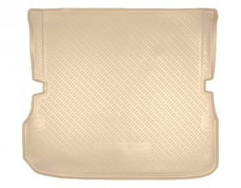 Коврик багажника Norplast Unidec (сложенный 3-й ряд) Nissan Pathfinder  R52 (2012-2017) дорестайлинг (Цвет: бежевый)