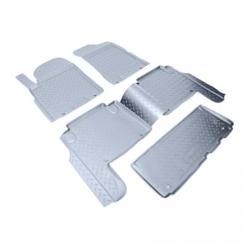 Коврики салона Norplast Unidec Nissan Patrol  6 (2010-2017) Y62 дорестайлинг, Y62 рестайлинг (Цвет: серый)