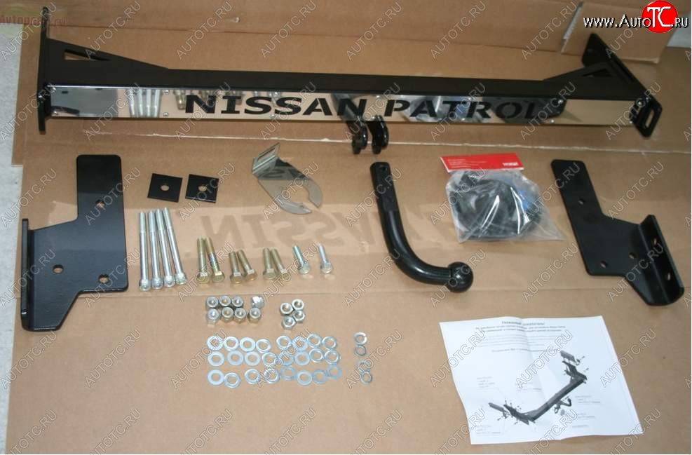 9 089 р. Фаркоп Souz-96 Nissan Patrol 5 Y61 дорестайлинг (1997-2001)  с доставкой в г. Майкоп