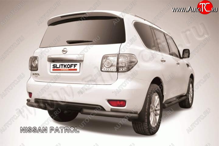 14 999 р. Уголки d76+d42 двойные Nissan Patrol 6 Y62 дорестайлинг (2010-2014) (Цвет: серебристый)  с доставкой в г. Майкоп