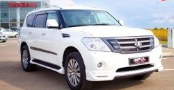 28 999 р. Молдинги (накладки на двери) Impul v2 Nissan Patrol 6 Y62 дорестайлинг (2010-2014) (Неокрашенные)  с доставкой в г. Майкоп. Увеличить фотографию 3