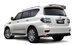 28 999 р. Молдинги (накладки на двери) Impul v2 Nissan Patrol 6 Y62 дорестайлинг (2010-2014) (Неокрашенные)  с доставкой в г. Майкоп. Увеличить фотографию 6