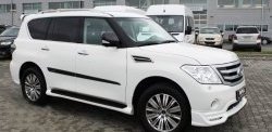 28 999 р. Молдинги (накладки на двери) Impul v2 Nissan Patrol 6 Y62 дорестайлинг (2010-2014) (Неокрашенные)  с доставкой в г. Майкоп. Увеличить фотографию 9