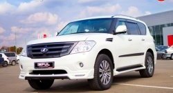 28 999 р. Молдинги (накладки на двери) Impul v2 Nissan Patrol 6 Y62 дорестайлинг (2010-2014) (Неокрашенные)  с доставкой в г. Майкоп. Увеличить фотографию 2