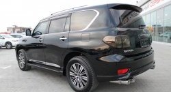43 999 р. Накладка на задний бампер Impul Nissan Patrol 6 Y62 дорестайлинг (2010-2014) (Неокрашенная)  с доставкой в г. Майкоп. Увеличить фотографию 2