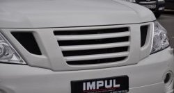 12 049 р. Решётка радиатора Impul Nissan Patrol 6 Y62 дорестайлинг (2010-2014) (Неокрашенная)  с доставкой в г. Майкоп. Увеличить фотографию 6