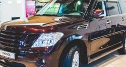 12 049 р. Решётка радиатора Impul Nissan Patrol 6 Y62 дорестайлинг (2010-2014) (Неокрашенная)  с доставкой в г. Майкоп. Увеличить фотографию 8