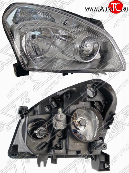 5 299 р. Правая фара передняя SAT (с электрокорректором) Nissan Qashqai 1 дорестайлинг (2007-2010) с доставкой в г. Майкоп Увеличить фотографию 1 5 299 р. Правая фара передняя SAT (с электрокорректором) Nissan Qashqai 1 дорестайлинг (2007-2010) с доставкой в г. Майкоп