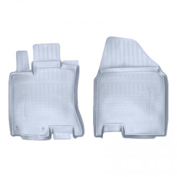 Коврики салона Norplast Unidec (передние) Nissan Qashqai  1 (2007-2013) дорестайлинг, J10 рестайлинг (Цвет: серый)