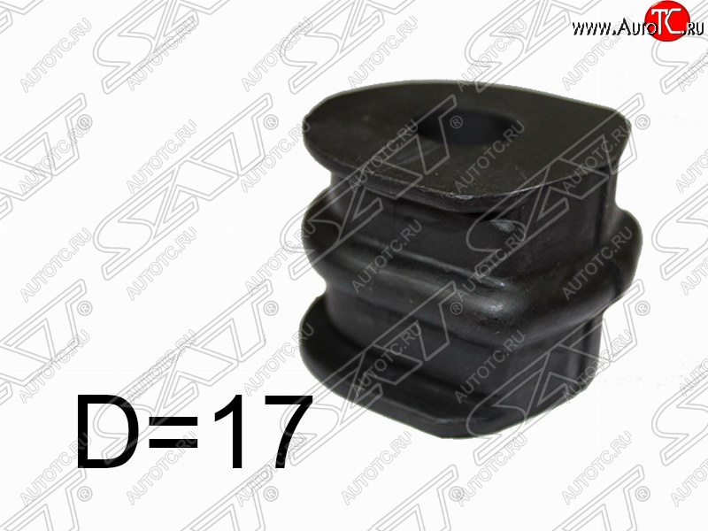 131 р. Резиновая втулка заднего стабилизатора (D=17) SAT Nissan Qashqai 1 дорестайлинг (2007-2010)  с доставкой в г. Майкоп