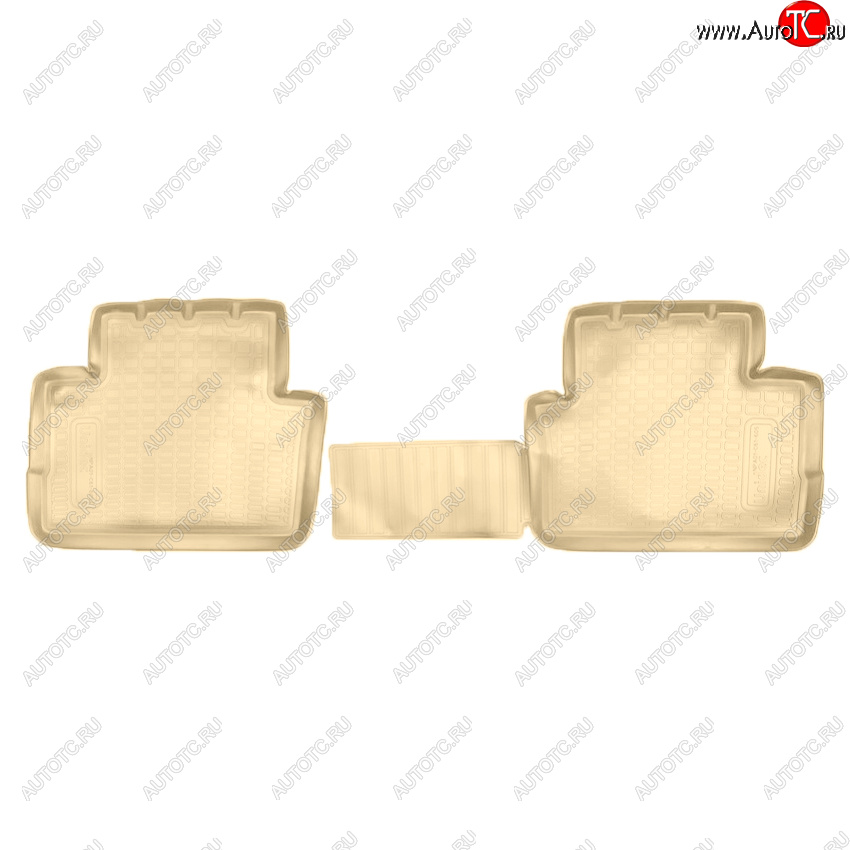1 169 р. Коврики салона Norplast Unidec (задние)  Nissan Qashqai  2 (2013-2019) J11 дорестайлинг (Цвет: бежевый)  с доставкой в г. Майкоп