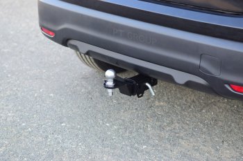 14 839 р. Фаркоп PT GROUP /съемный квадрат/ NISSAN Qashqai 2014- Nissan Qashqai 2 J11 дорестайлинг (2013-2019)  с доставкой в г. Майкоп. Увеличить фотографию 4