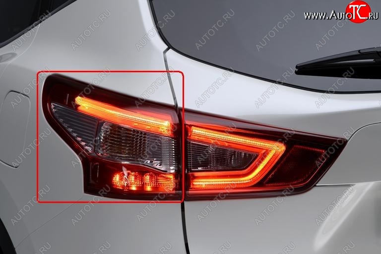 3 899 р. Фонарь BRIGHTROAD (внешний, диодный, левый) Nissan Qashqai 2 J11 рестайлинг (2017-2022)  с доставкой в г. Майкоп