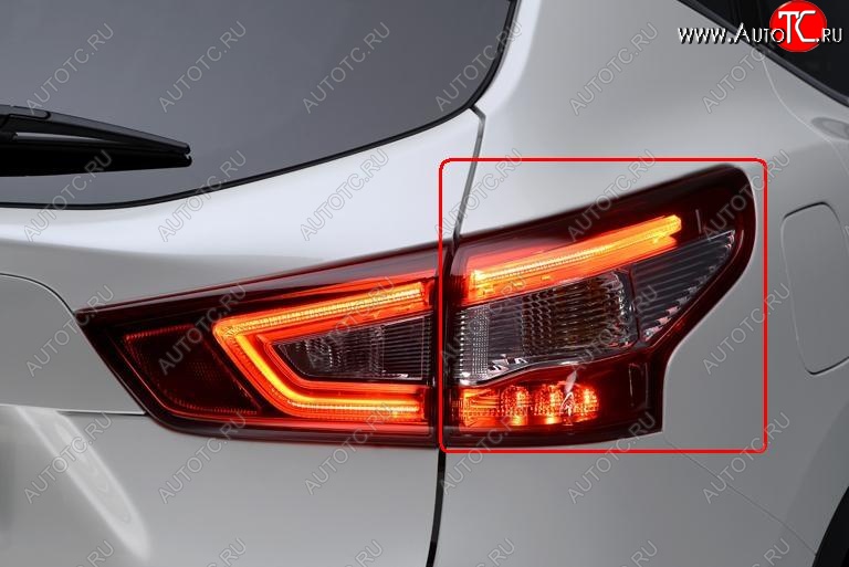 3 899 р. Фонарь BRIGHTROAD (внешний, диодный, правый) Nissan Qashqai 2 J11 рестайлинг (2017-2022)  с доставкой в г. Майкоп