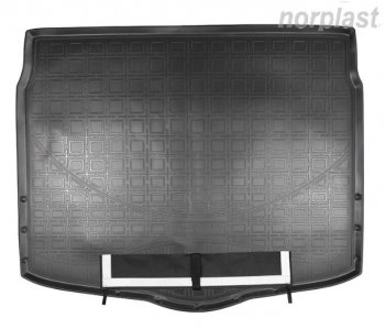 Коврик багажника Norplast Nissan Qashqai  2 (2017-2022) J11 рестайлинг (Черный, с погрузочным ковриком (фартуком))
