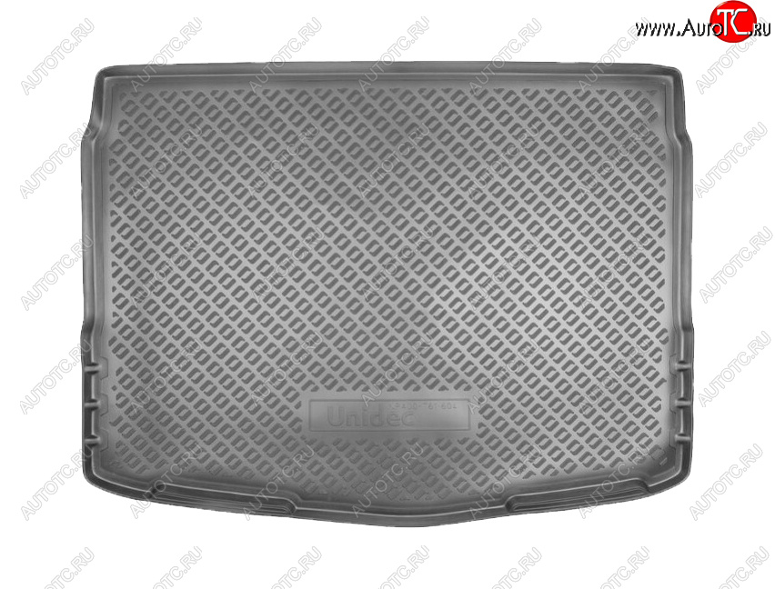 1 549 р. Коврик багажника Norplast (с полноразмерной запаской 17Ал)  Nissan Qashqai  2 (2017-2022) J11 рестайлинг (Цвет: черный)  с доставкой в г. Майкоп