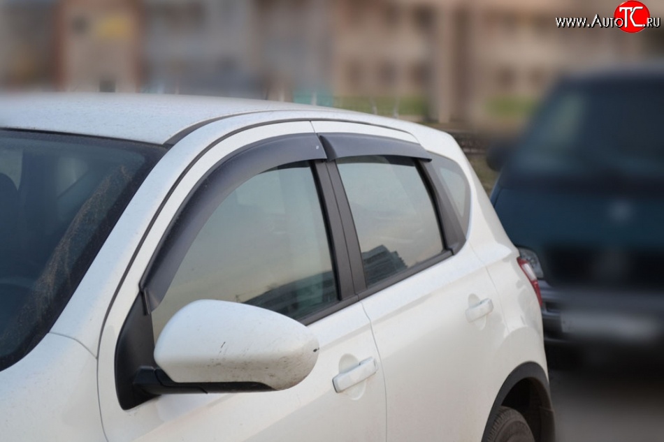 1 399 р. Комплект дефлекторов окон SkyLine Nissan Qashqai +2 1 J10 дорестайлинг (2008-2010)  с доставкой в г. Майкоп