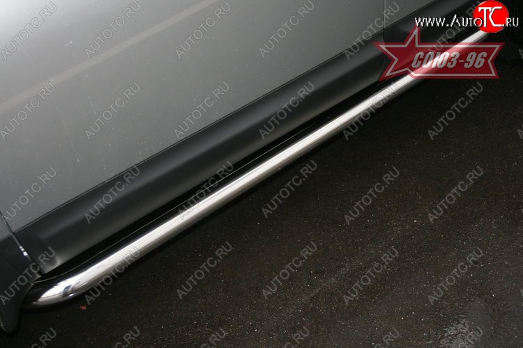 11 339 р. Защита порогов Souz-96 (d60) Nissan Qashqai +2 1 J10 дорестайлинг (2008-2010)  с доставкой в г. Майкоп