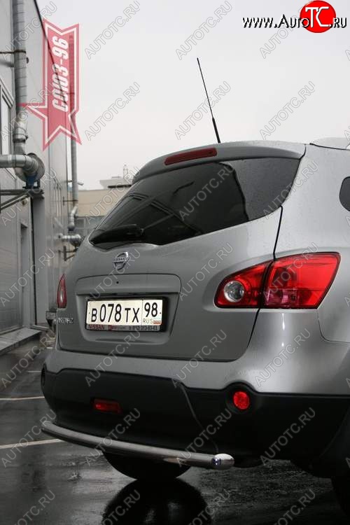 8 099 р. Защита заднего бампера Souz-96 (d60) Nissan Qashqai +2 1 J10 дорестайлинг (2008-2010)  с доставкой в г. Майкоп