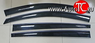 999 р. Комплект дефлекторов окон (ветровиков) 4 шт. Russtal Nissan Qashqai 1 J10 рестайлинг (2010-2013)  с доставкой в г. Майкоп