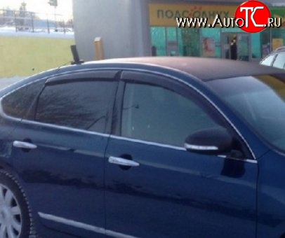 2 159 р. Комплект дефлекторов окон (седан) SkyLine Nissan Sentra 7 B17 (2014-2017)  с доставкой в г. Майкоп