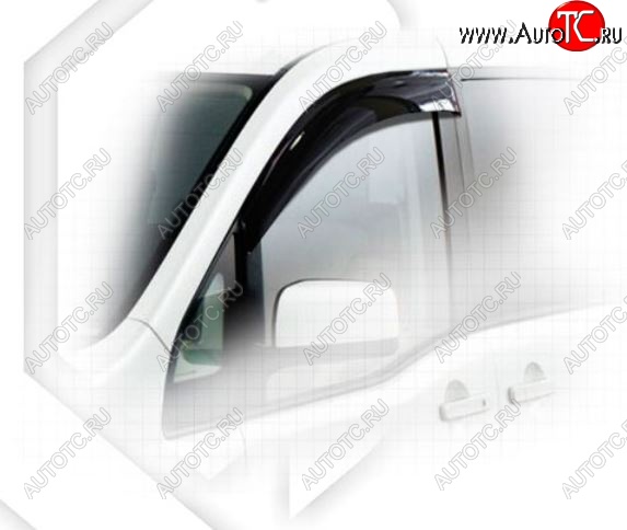 2 199 р. Дефлектора окон CA-Plastiс  Nissan Serena  3 (2005-2010) (Classic полупрозрачный, Без хром.молдинга)  с доставкой в г. Майкоп