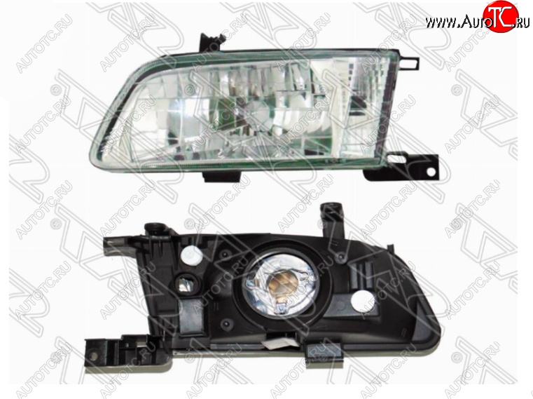 2 199 р. Левая фара SAT (16-02) Nissan Sunny B15 (1998-2004)  с доставкой в г. Майкоп