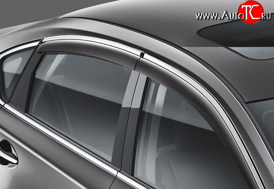 999 р. Комплект дефлекторов окон (ветровиков) 4 шт. Russtal Nissan Teana 3 L33 дорестайлинг (2014-2020)  с доставкой в г. Майкоп