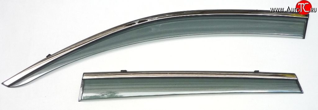 1 999 р. Ветровики Artway с металлизированым молдингом Nissan Teana 3 L33 дорестайлинг (2014-2020)  с доставкой в г. Майкоп