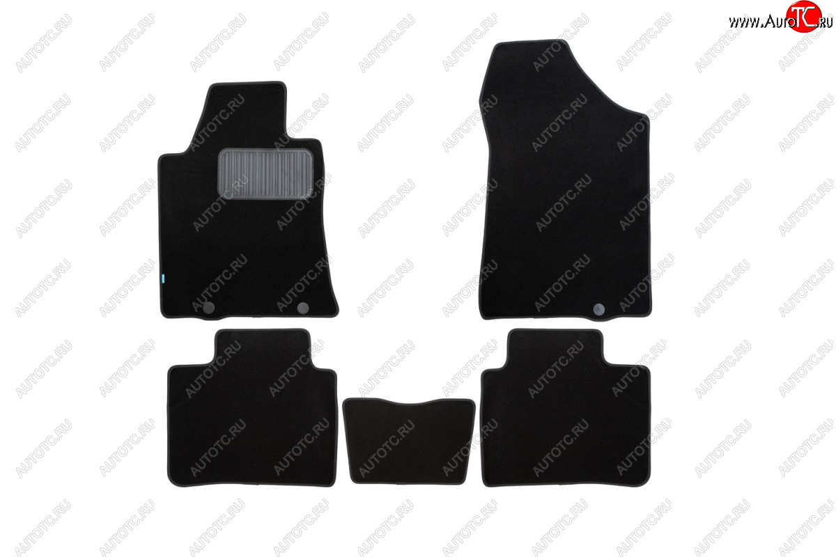 4 199 р. Коврики салона (текстиль) Klever Premium Nissan Teana 3 L33 дорестайлинг (2014-2020) (Чёрные)  с доставкой в г. Майкоп