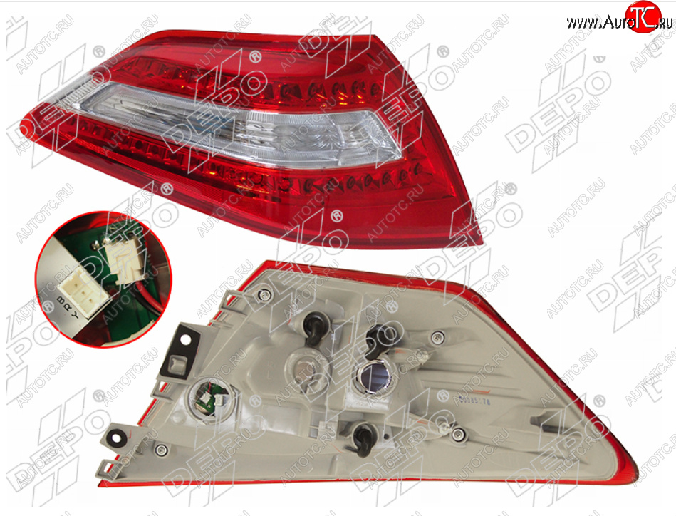 4 999 р. Левый фонарь задний DEPO Nissan Teana 2 J32 дорестайлинг (2008-2011)  с доставкой в г. Майкоп