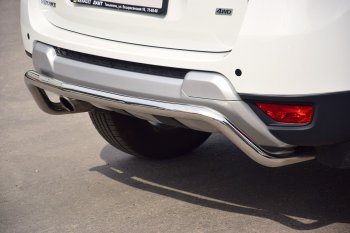16 089 р. Защита заднего бампера PT GROUP Ø51мм (НПС) RENAULT Duster 2012-/ NISSAN Terrano 2014- Nissan Terrano D10 дорестайлинг (2013-2016)  с доставкой в г. Майкоп. Увеличить фотографию 2