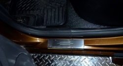 1 349 р. Накладки Kart RS на ковролин порога в салон Nissan Terrano D10 дорестайлинг (2013-2016)  с доставкой в г. Майкоп. Увеличить фотографию 5