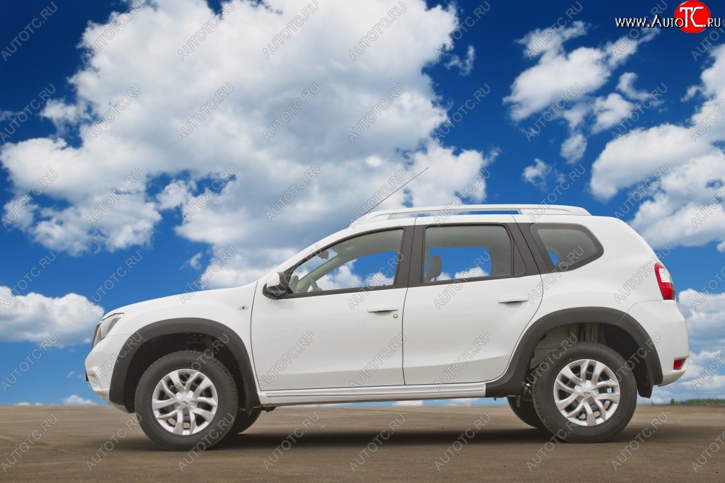 11 349 р. Расширители колесных арок RA (комплект) Nissan Terrano D10 дорестайлинг (2013-2016) (Поверхность шагрень)  с доставкой в г. Майкоп