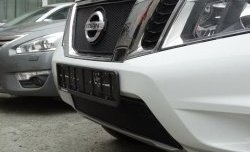1 469 р. Нижняя сетка на бампер Russtal (черная) Nissan Terrano D10 рестайлинг (2016-2022)  с доставкой в г. Майкоп. Увеличить фотографию 3