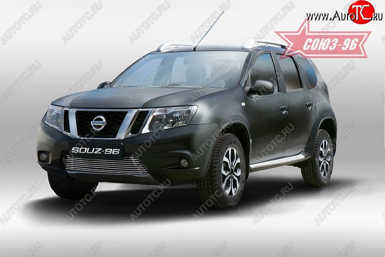 4 769 р. Декоративный элемент воздухозаборника Souz-96 (d10) Nissan Terrano D10 дорестайлинг (2013-2016)  с доставкой в г. Майкоп