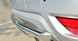 15 899 р. Защита заднего бампера (2 трубы Ø42 мм, нержавейка) SLITKOFF  Nissan Terrano  D10 (2013-2022) дорестайлинг, рестайлинг  с доставкой в г. Майкоп. Увеличить фотографию 3