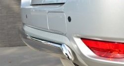 11 599 р. Защита заднего бампера из овальной трубы диаметром 75x42 мм Russtal Nissan Terrano D10 дорестайлинг (2013-2016)  с доставкой в г. Майкоп. Увеличить фотографию 3