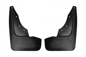 1 809 р. Брызговики Duster-Guard ПЕРЕДНИЕ широкие (2 шт) NISSAN Terrano 2014- Nissan Terrano D10 дорестайлинг (2013-2016)  с доставкой в г. Майкоп. Увеличить фотографию 4