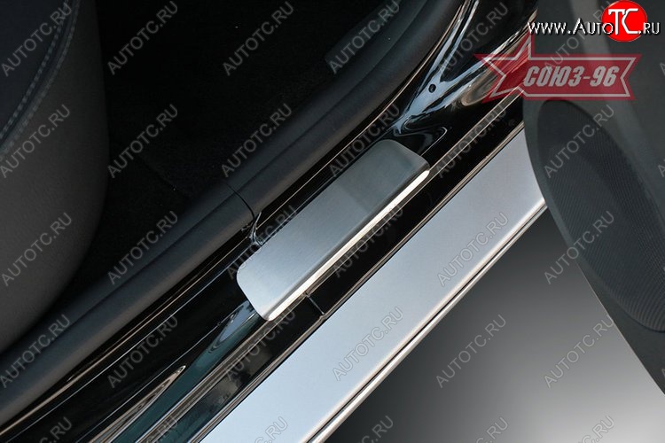 2 249 р. Пороги накладки без логотипа Nissan Terrano D10 дорестайлинг (2013-2016)  с доставкой в г. Майкоп