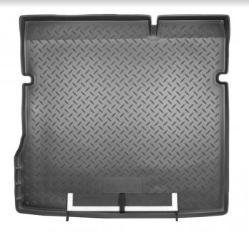 Коврик в багажник Norplast Unidec Unidec (2WD) Nissan Terrano  D10 (2013-2022), Renault Duster  HS (2010-2021) (Черный с фартуком)