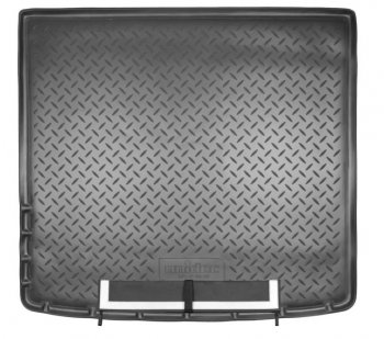 Коврик в багажник Norplast Unidec (4WD) Nissan Terrano  D10 (2013-2022), Renault Duster  HS (2010-2021) (Черный с фартуком)