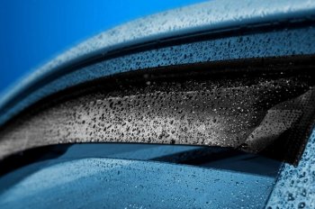 2 149 р. Дефлектора окон REIN (накладные) Nissan Tiida 1 седан C11 рестайлинг (2010-2014)  с доставкой в г. Майкоп. Увеличить фотографию 4