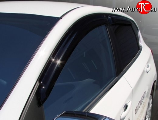 1 549 р. Комплект дефлекторов окон (хетчбек) SkyLine Nissan Tiida 1 хэтчбэк C11 дорестайлинг, Япония (2004-2007)  с доставкой в г. Майкоп