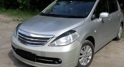 Реснички RA на фары Nissan Tiida ( 1 хэтчбэк,  1 седан,  1 хэтчбек) (2004-2014) C11 дорестайлинг, Япония, C11 дорестайлинг, C11 рестайлинг