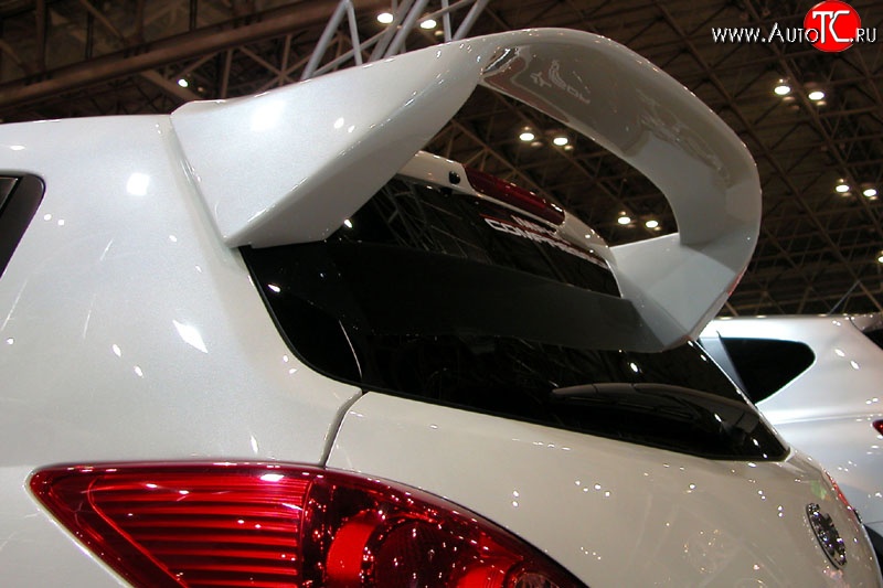 13 999 р. Спойлер (хетчбек) Impul Nissan Tiida 1 хэтчбэк C11 дорестайлинг, Япония (2004-2007) (Неокрашенный)  с доставкой в г. Майкоп