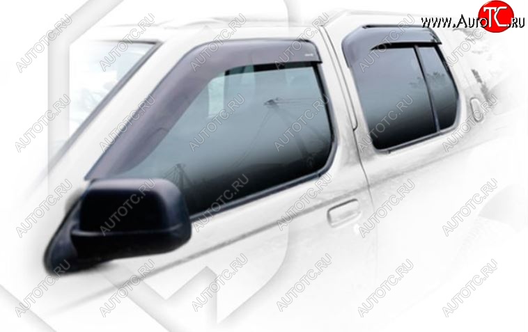 2 159 р. Дефлектора окон (WD22) CA-Plastic  Nissan X-terra  1 WD22 (1999-2004) дорестайлинг, рестайлинг (Classic полупрозрачный)  с доставкой в г. Майкоп