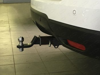 Фаркоп (тягово-сцепное устройство) TCC Nissan X-trail  3 T32 (2013-2018) дорестайлинг (Оцинкованный, шар E - оцинкованный)